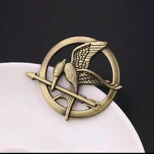 Hunger games movie TV show book novel collectors enamel brooch pin accessories b